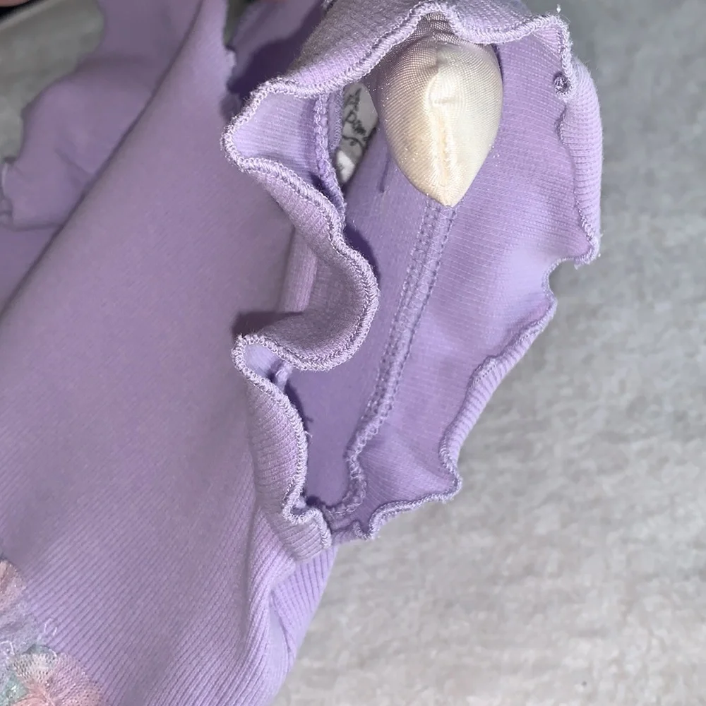 Pippa & Julie Lavender Dress 2T Tulle Bottom EUC - Picture 6 of 12